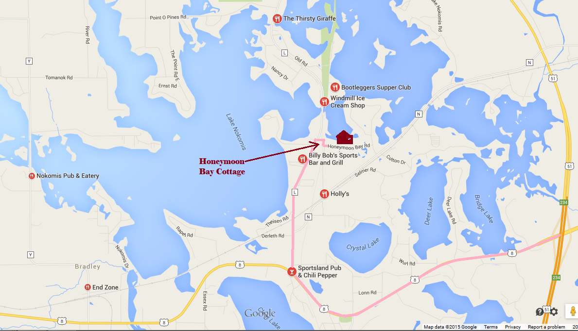 Honeymoon Bay Cottage On Lake Nokomis Tomahawk Wisconsin