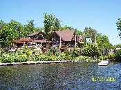 Excellent view of Lake Nokomis . Right across the bay from Breezy Bay Cottage